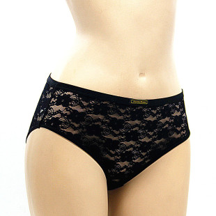 娇兰蒂诺2020女士低腰弹力棉透明网状效果镂空蕾丝时尚 头 短潮内裤