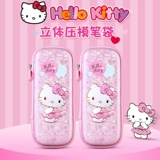 Hello Kitty, вместительный и большой мультяшный детский пенал для школьников, 3D