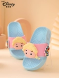 Дисней, детские летние мультяшные тапочки для принцессы, нескользящие слайдеры, мягкая подошва