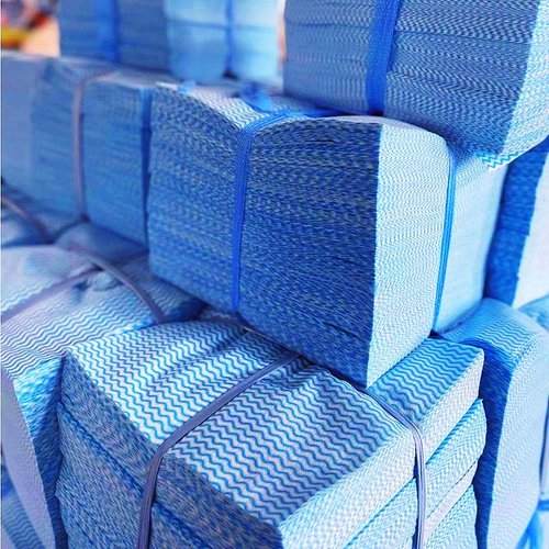 工业抹布无纺布地摊倒插圈人抹布