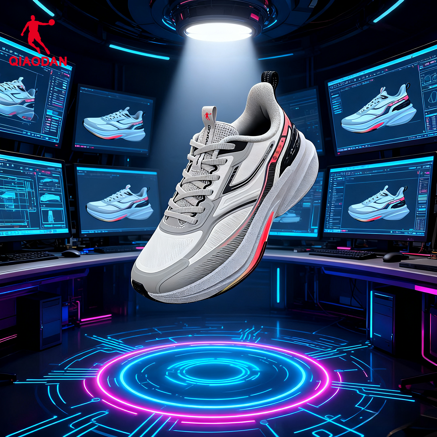 乔丹男跑步鞋2025年冬季新款【御程】防泼水商场同款QDB023254210