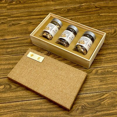 1斤装黄芪实木高档礼品盒大气