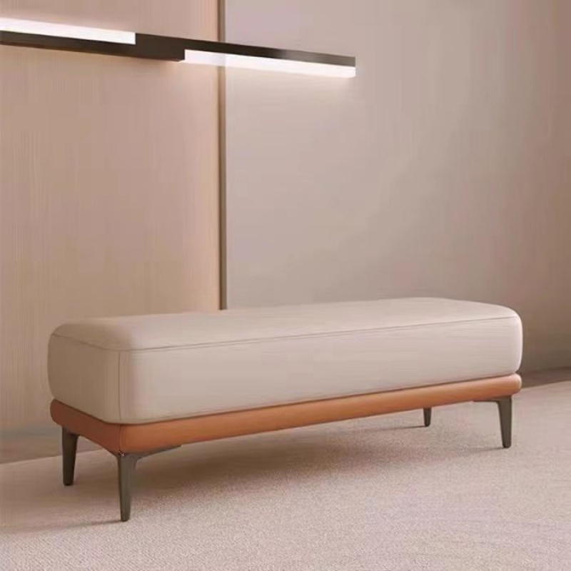 轻奢换鞋凳家用门口长条凳穿鞋凳入户现代简约衣帽间矮凳床尾凳子