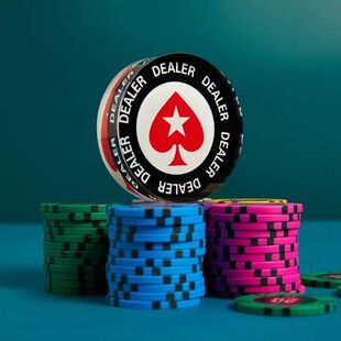 德州扑克圆形高档亚克力水晶DEALER庄家位庄码压牌片button指示牌