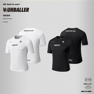 UH紧身衣男篮球训练健身运动短袖