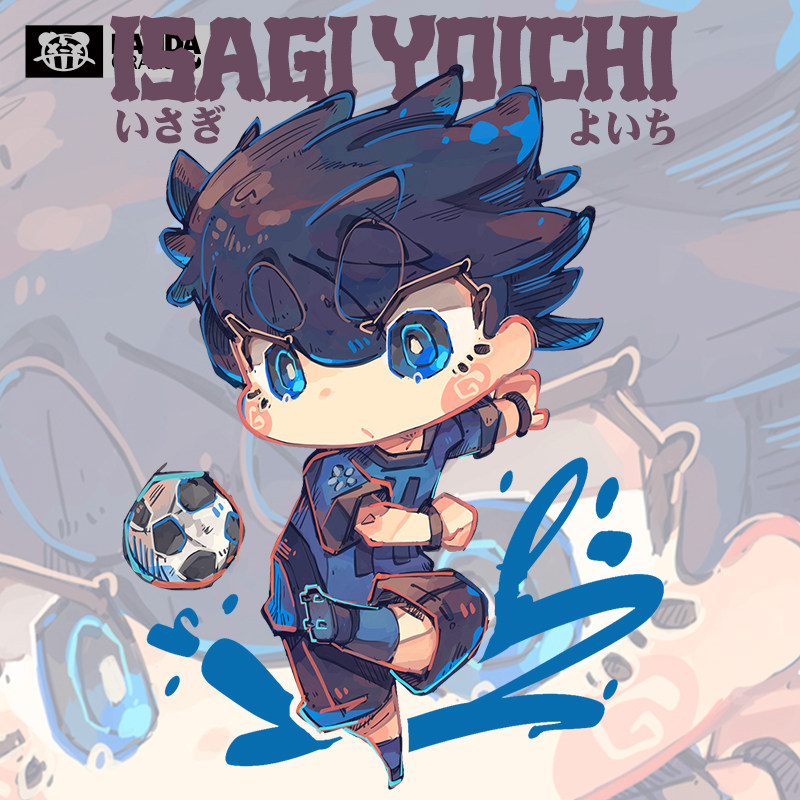 蓝色监狱联名t恤卡通动漫画洁世一周边纯棉百搭宽松学生亲子装潮