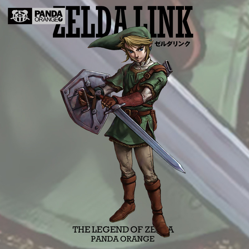 塞尔达传说周边联名t恤林克剑盾Switch任天堂游戏学生亲子装卫衣