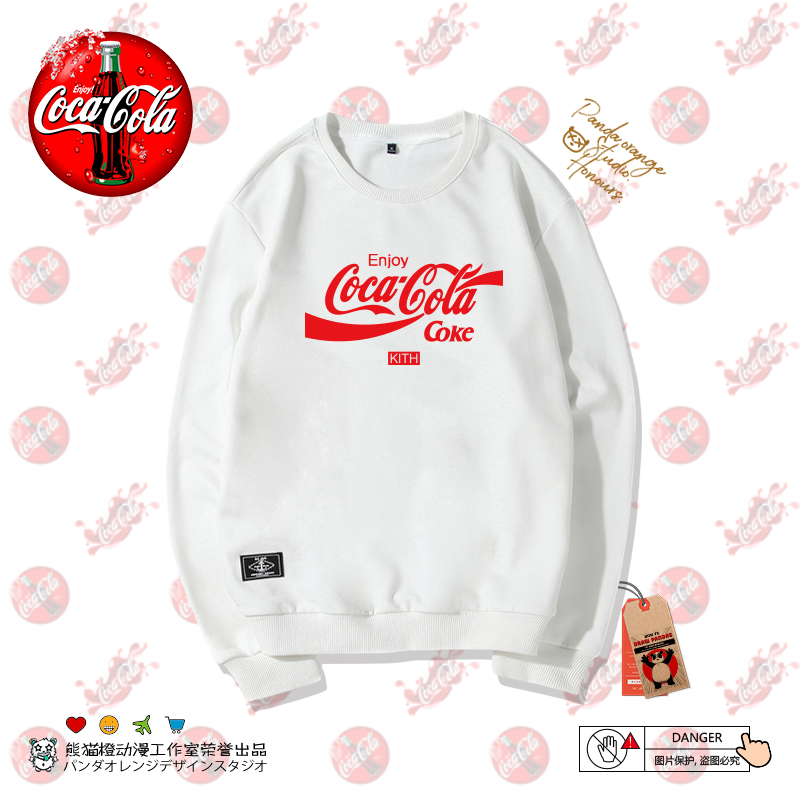 联名卫衣图案定制ins超火男女秋装欧美连帽情侣kith外套