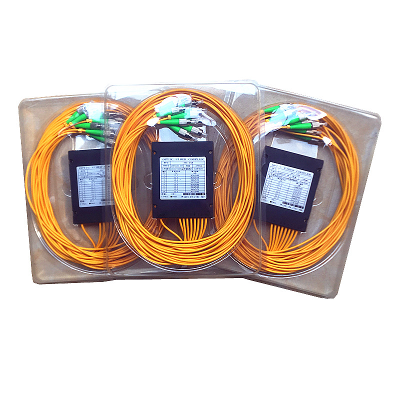 有线电视1分24光纤分路器FBT1x24分光器均分盒式标长全新质保定制