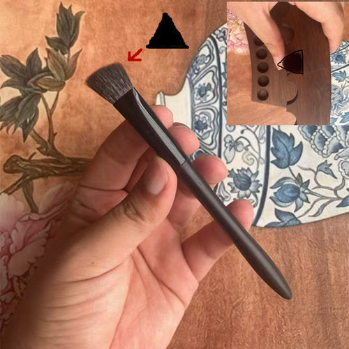 羊毛三角形面中提亮刷全脸提亮