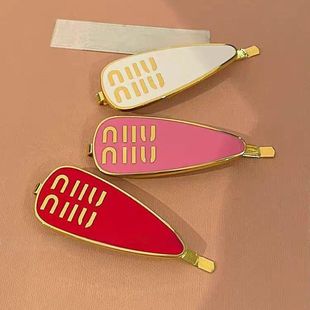 miu发夹侧边一字刘海碎发夹子