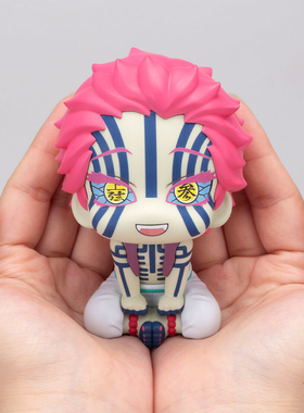 鬼灭之刃LK猗窝座手办Q版上弦三公仔模型桌面搭机箱摆件动漫周边