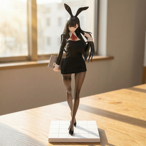 OL逆兔兔女郎手办模型摆件人偶
