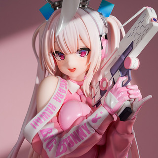 优质版Superbunny超级兔子手办粉色动漫美女模型机箱摆件公仔周边