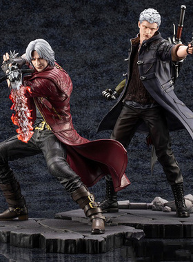 国产优质版ARTFXJ 鬼泣5手办 但丁DANTE尼禄NERO模型机箱游戏摆件