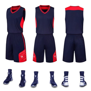 全身数码印篮球服套装男定制大学生比赛队服训练营球衣吸汗透气