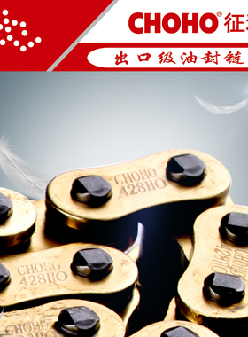 征和O-ring油封链条 428/520/525/530HO型摩托车链条金色油封链条