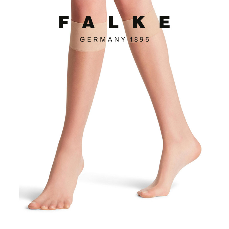FALKE德国鹰客Shelina 12D轻薄高弹光滑丝袜舒适高筒女41726 - 封面