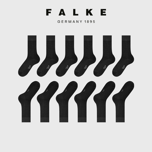 FALKE鹰客男袜6双四季舒适棉袜