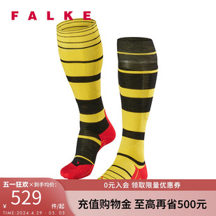 FALKE德国鹰客SK4 Stripe滑雪运动袜高筒男16532