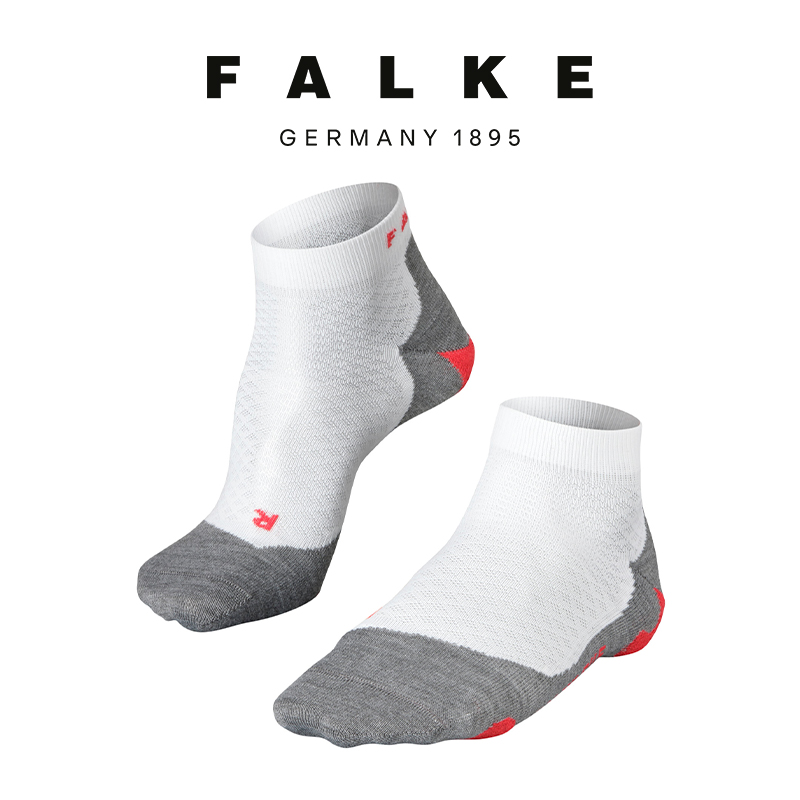 falke鹰客德国轻薄短筒跑步女袜