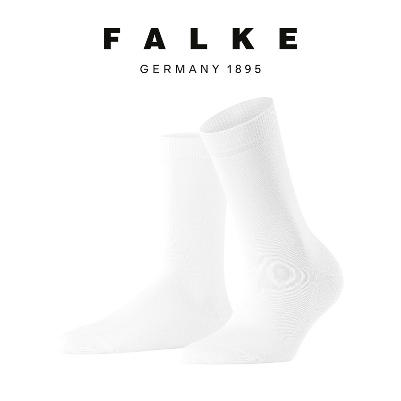 FALKE鹰客德国进口Family休闲亲肤透气贴合女袜精梳棉袜46490