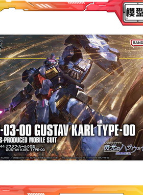 现货 万代 HG 1/144 古斯塔夫 卡尔00型 闪光的哈萨维 高达