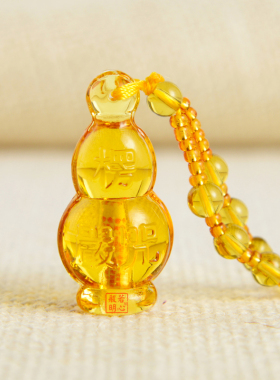 琉璃水晶楞严咒吊坠葫芦宝瓶花瓶