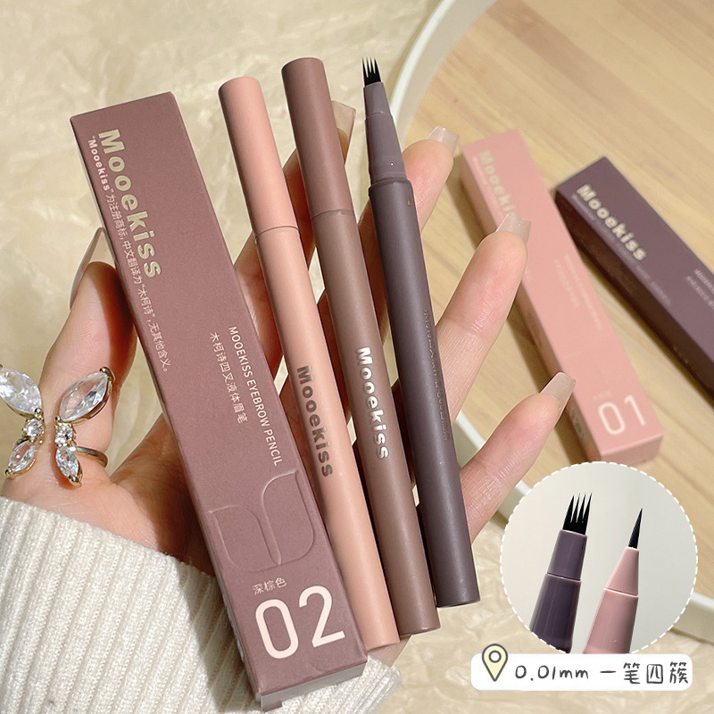 木柯诗四岔水眉笔持久不脱色根根分明 找到了毛绒绒的野生眉奥义~