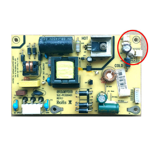 长城WESCOM MUQA315E显示器 E3225电源板 SLE-PC320401 32寸通用