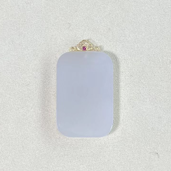 【慕斯格瑞】18k金镶无事牌JY0381211109