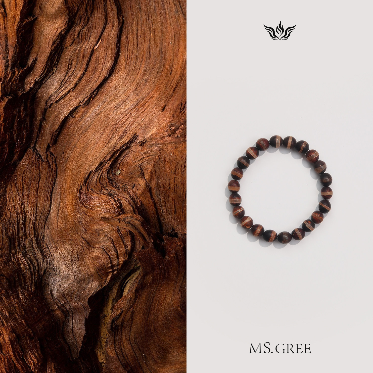 【慕斯格瑞】8mm一线药师天珠手串