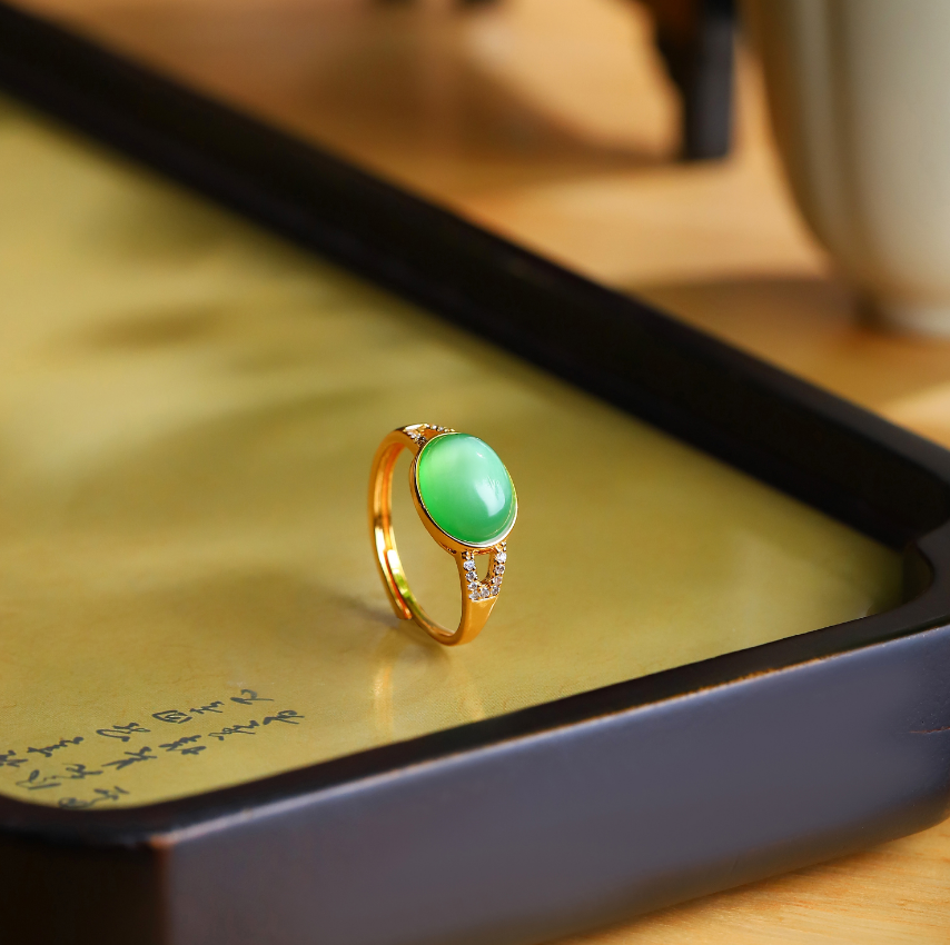 【慕斯格瑞】碧玉猫眼戒指JY0341122007