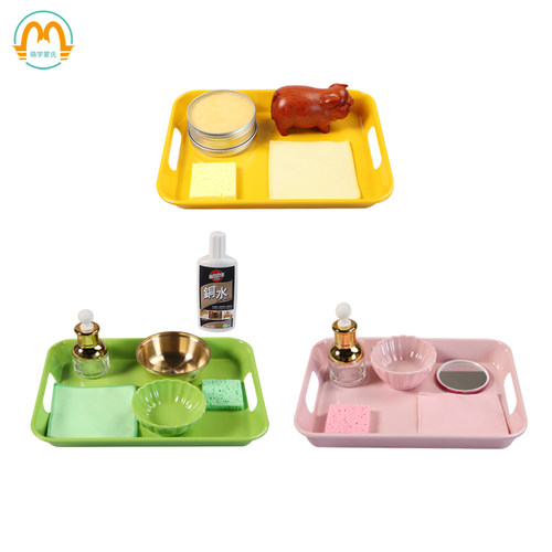 萌学蒙氏蒙台梭利教具木头