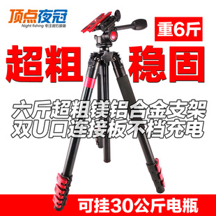 2米超高加粗镁合金支架 顶点夜冠激光炮夜钓灯原装 三脚支架1.85米