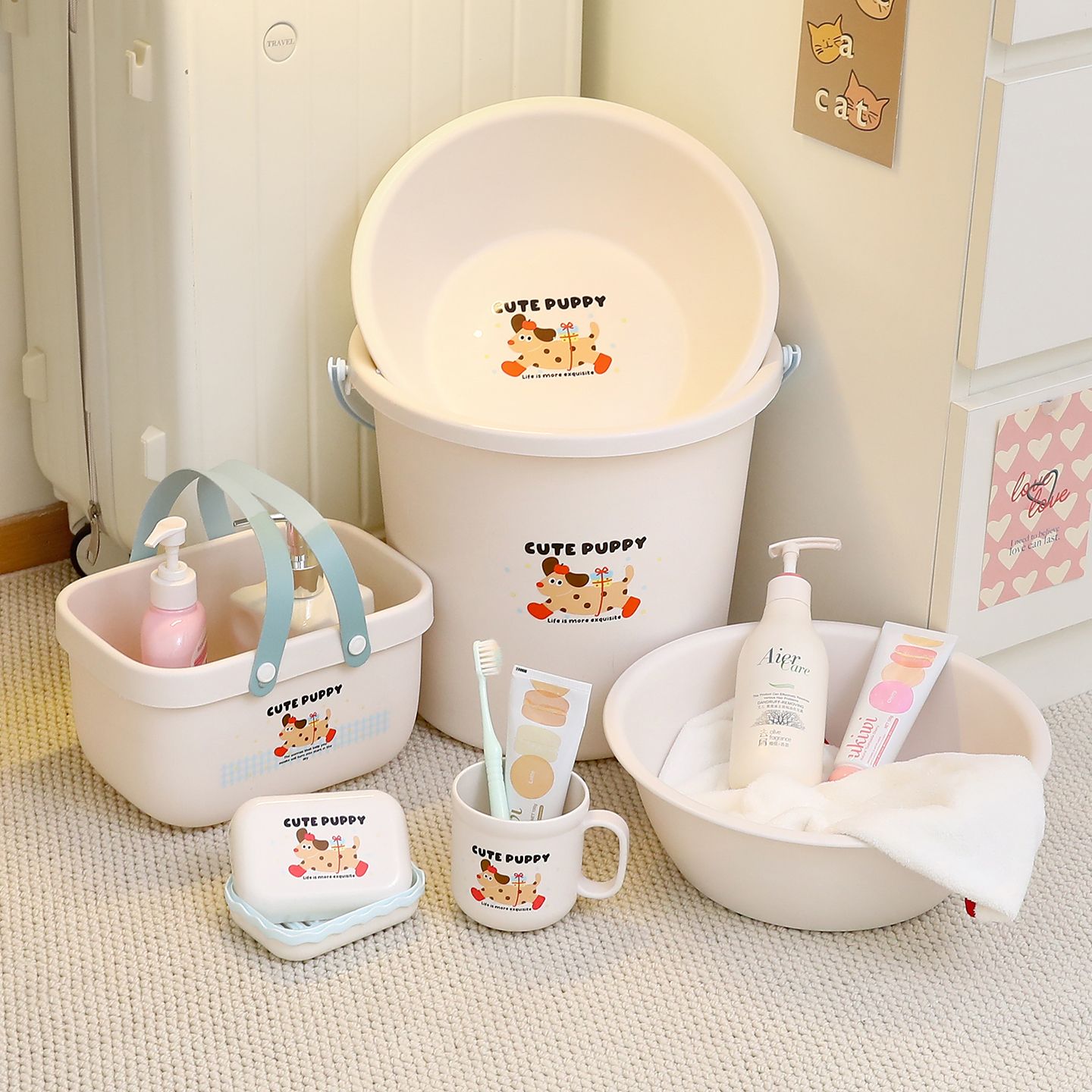 学生宿舍洗漱套装高中住校生