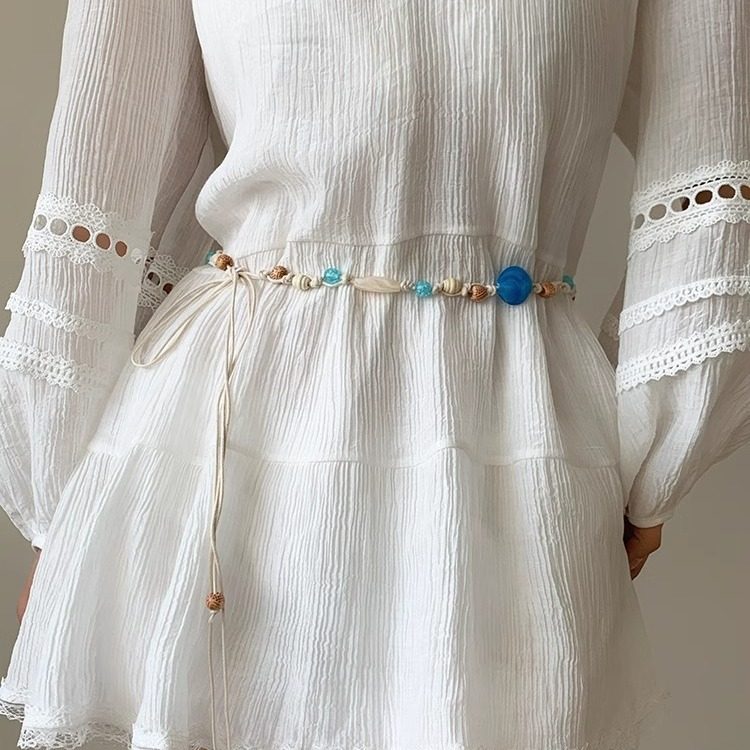 波西米亚风民族风手工编织细腰带女士配连衣裙百搭个性装饰腰链潮,女装/女士精品,连衣裙,淘宝优惠券,粉丝福利购,淘宝优惠卷