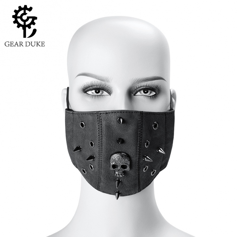 2024新款外贸 欧美朋克ROCK骷髅头户外防尘口罩配过滤片防尘PM2.5