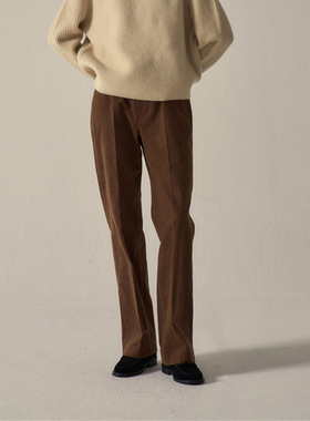 F*CADE P*TTERN 灯芯绒长裤女春秋季新款小个子直筒裤高腰休闲裤