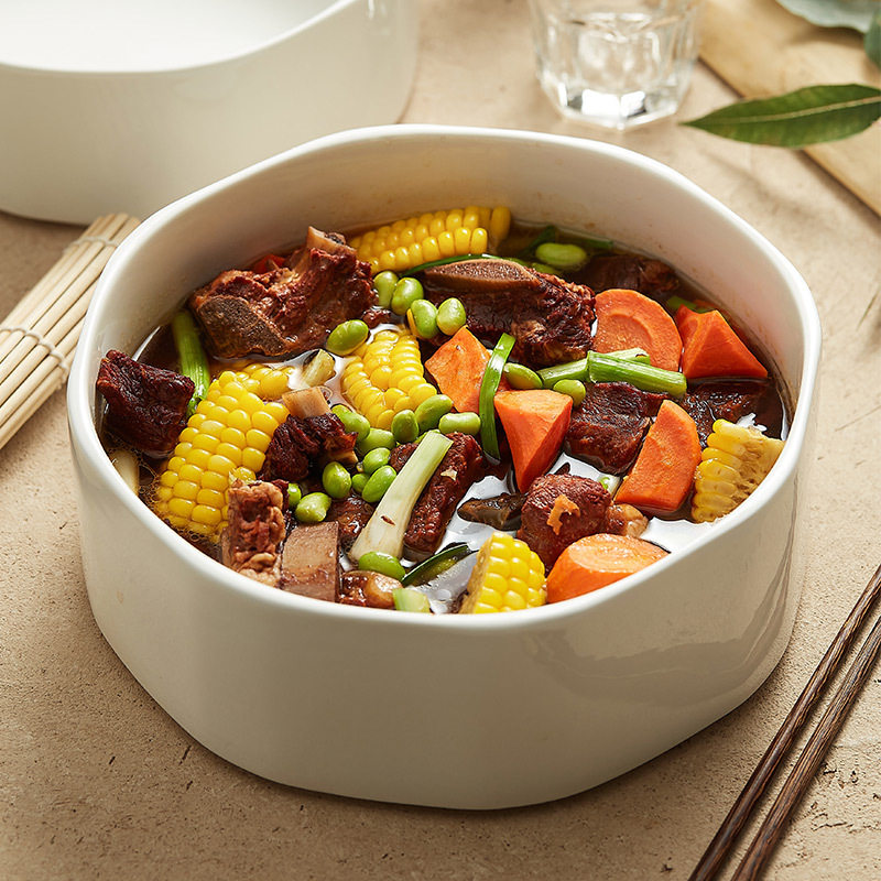 八角陶瓷碗超大号汤碗酸菜鱼大盆家用毛血旺专用水煮鱼碗刺身盘子,餐饮具,泡面碗,淘宝优惠券,粉丝福利购,淘宝优惠卷