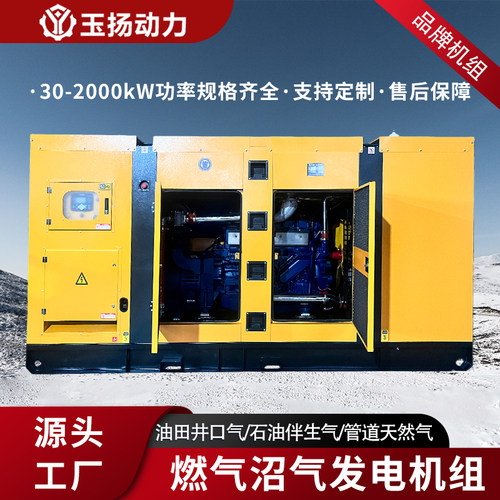 Steyr斯太尔618系列200kw燃气发电机组 静音型油田井口气发电机