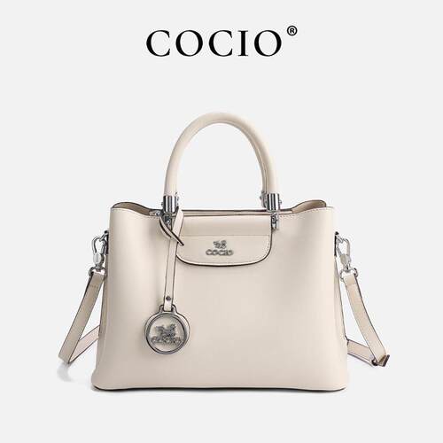 COCIO经典老花包复古女手提单肩包大容量通勤休闲百搭通勤斜挎包