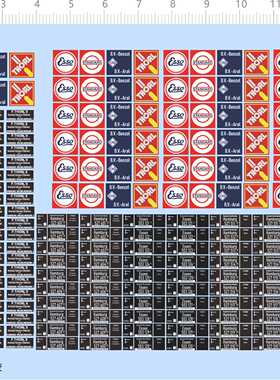 72567整版胶 THORL HAMBURG 模型水贴