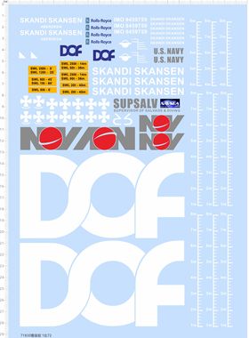 71830整版胶 1/72 skandi skansen 模型劳斯莱斯水贴