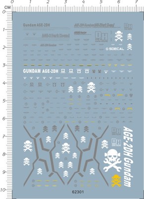 62301 HG AGE-2 DH age2 暗黑猎犬海盗海贼型gd水贴 定做订做111