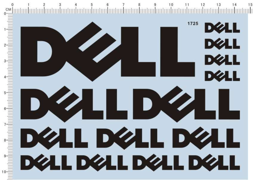 1725-A2813 Dell 戴尔 模型水贴纸