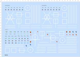 70016整版 350提康斯普鲁恩斯船模A4战舰军舰标签水贴纸现货 胶1