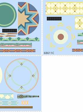 68611整版水贴碗碟水贴纸设计3D打印CNC覆膜上色餐具饭碗碟子现货
