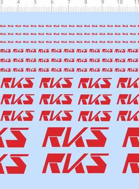 81651整版胶RKS模型水贴