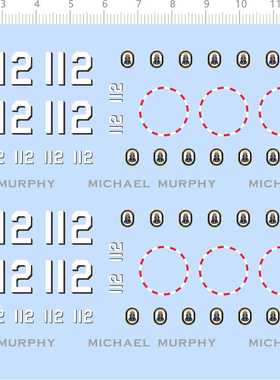 73345船舶模型 Michael Murphy 112 阿利伯克 拉森号 船模水贴纸